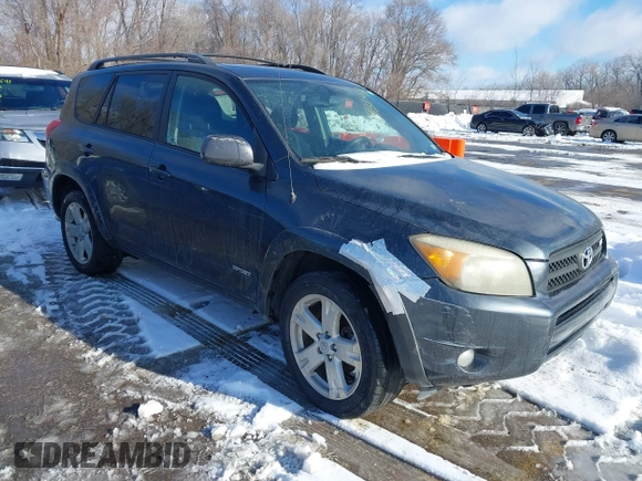 2007 Toyota RAV4 Sport with VIN JTMBK32V076010452, listed as a IAAI auction lot 41315696 with 236,416 mi miles. Bid and sale history available at carsss.com. Image 1.