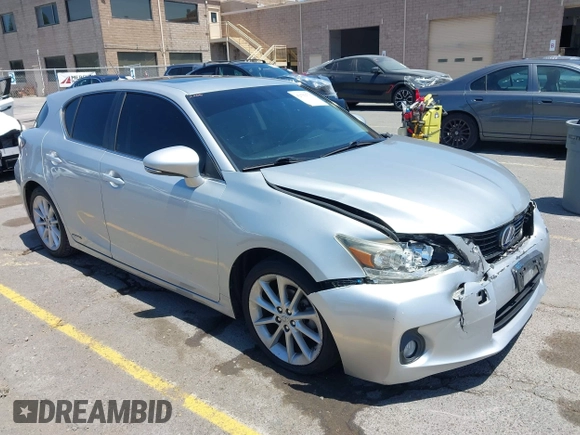 2013 Lexus CT 200h with VIN JTHKD5BH8D2129559, listed as a IAAI auction lot 42592775 with 240,219 mi miles and . Bid and sale history available at DreamBid. Image 1.