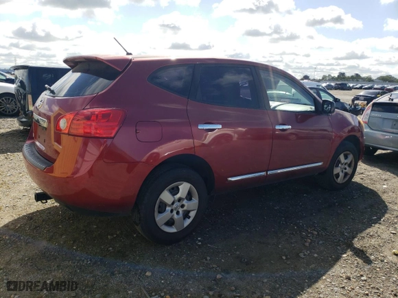 2013 Nissan Rogue SL with VIN JN8AS5MT1DW536494, listed as a Copart auction lot 51662435 with 129,670 mi miles and Clean Title. Bid and sale history available at carsss.com. Image 3.