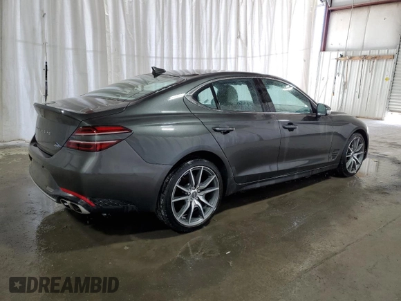 2023 Genesis G70 2.0T with VIN KMTG34TA9PU126959, listed as a Copart auction lot 51536965 with 39,127 mi miles and Non Repairable. Bid and sale history available at carsss.com. Image 3.