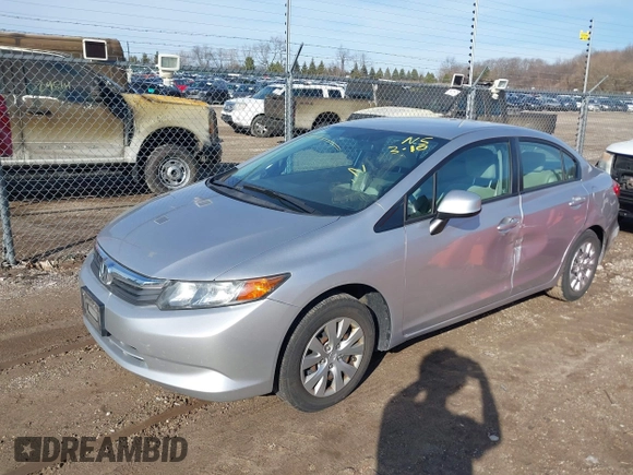 2012 Honda Civic LX с VIN 19XFB2F51CE012186, выставлен на аукционе IAAI как лот 41761074 с пробегом 107 789 миль миль и . История ставок и продаж доступна на DreamBid. Изображение 17.