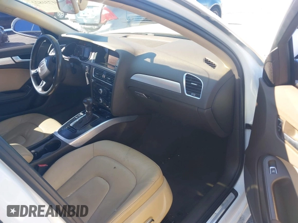 2013 Audi A4 Premium with VIN WAUAFAFL2DN049345, listed as a IAAI auction lot 41731822 with 195,719 mi miles. Bid and sale history available at carsss.com. Image 5.