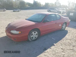 2004 Chevrolet Monte Carlo SS with VIN 2G1WX12K349204919, listed as a Copart auction lot 75676054 with 108,903 mi miles and Salvage Title. Bid and sale history available at carsss.com. Image 1.