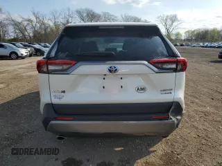 2020 Toyota RAV4 Hybrid Limited z VIN 4T3DWRFV0LU004797, wystawiony jako Copart lot #54181595 z przebiegiem 63 055 mil mil oraz Szkoda całkowita • Salvage title. Historia ofert i sprzedaży dostępna na DreamBid. Obrazek 6.