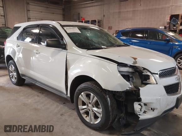 2015 Chevrolet Equinox LS with VIN 1GNALAEK8FZ100760, listed as a IAAI auction lot 41655612 with 97,550 mi miles and . Bid and sale history available at DreamBid. Image 6.