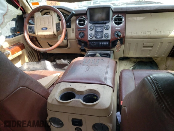2014 Ford F-350 XLT with VIN 1FT8W3BT5EEA46315, listed as a Copart auction lot 54529675 with Not provided miles and Salvage title. Bid and sale history available at DreamBid. Image 8.