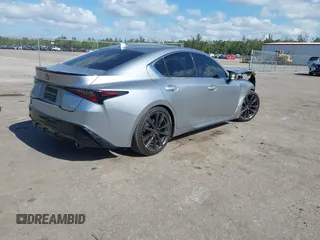 2024 Lexus IS 350 F Sport z VIN JTHGZ1B25R5078605, wystawiony jako IAAI lot #42130150 z przebiegiem 10 540 mil mil oraz . Historia ofert i sprzedaży dostępna na DreamBid. Obrazek 4.