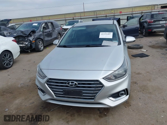 2020 Hyundai Accent SE with VIN 3KPC24A63LE126821, listed as a IAAI auction lot 41555407 with 33,639 mi miles. Bid and sale history available at carsss.com. Image 12.