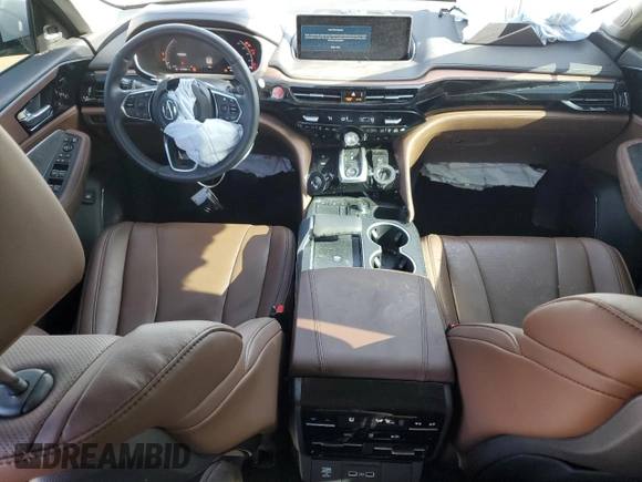 2023 Acura MDX Technology with VIN 5J8YE1H48PL043996, listed as a Copart auction lot 51858185 with 17,228 mi miles and Salvage title. Bid and sale history available at DreamBid. Image 8.