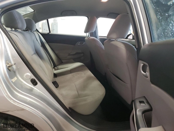 2013 Honda Civic Sdn LX with VIN 2HGFB2F58DH581270, listed as a Copart auction lot 50869375 with 71,286 mi miles and Salvage Title. Bid and sale history available at carsss.com. Image 10.