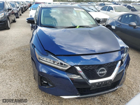 2023 Nissan Maxima Platinum with VIN 1N4AA6FV2PC507939, listed as a Copart auction lot 76200324 with 0 mi miles and Non Repairable. Bid and sale history available at carsss.com. Image 5.