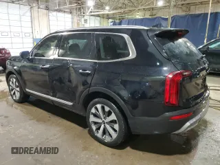 2021 Kia Telluride S with VIN 5XYP64HCXMG192305, listed as a Copart auction lot 88643565 with 75,162 mi miles and Salvage title. Bid and sale history available at DreamBid. Image 2.