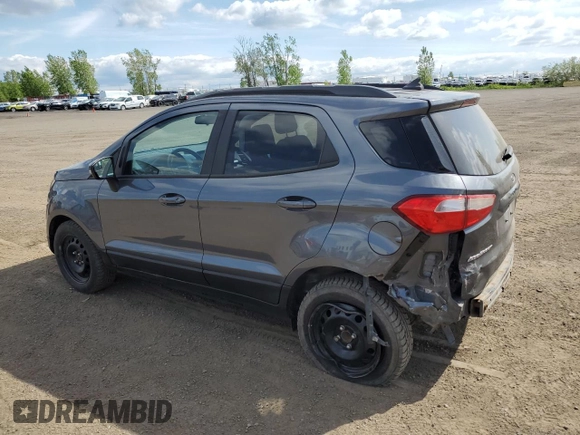 2018 Ford EcoSport SE with VIN MAJ3P1TEXJC248073, listed as a Copart auction lot 58662875 with 58,370 mi miles and Salvage title. Bid and sale history available at DreamBid. Image 2.