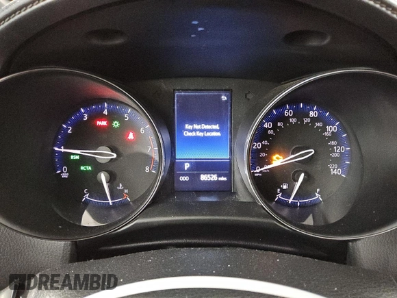 2019 Toyota C-HR XLE with VIN NMTKHMBX3KR072201, listed as a Copart auction lot 48558845 with 86,526 mi miles and Clean Title. Bid and sale history available at DreamBid. Image 9.