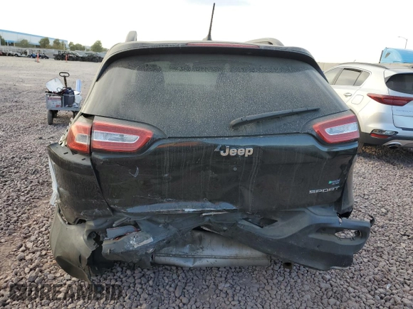 2016 Jeep Cherokee Sport с VIN 1C4PJLAS8GW291237, выставлен на аукционе Copart как лот 44750515 с пробегом 191 261 миль миль и Списание • Salvage title. История ставок и продаж доступна на DreamBid. Изображение 6.