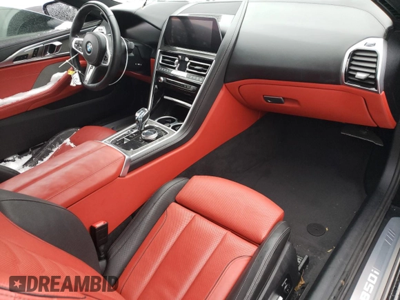 2019 BMW 8 Series M850i xDrive with VIN WBABC4C54KBU96021, listed as a Copart auction lot 82682333 with 0 mi miles. Bid and sale history available at carsss.com. Image 8.