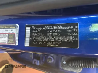 2023 Hyundai Elantra SEL z VIN 5NPLM4AG1PH112517, wystawiony jako IAAI lot #42808805 z przebiegiem 40 130 mil mil oraz . Historia ofert i sprzedaży dostępna na DreamBid. Obrazek 1.
