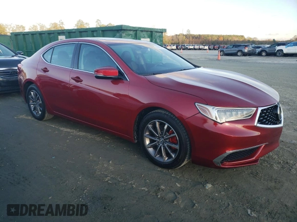 2020 Acura TLX with VIN 19UUB1F32LA015781, listed as a Copart auction lot 80426414 with 39,165 mi miles and Salvage Title. Bid and sale history available at carsss.com. Image 4.