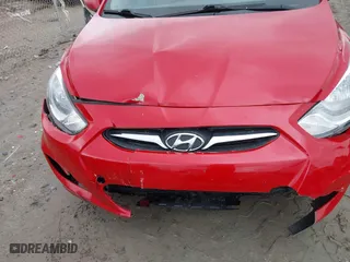 2013 Hyundai Accent GLS with VIN KMHCU4AE7DU461600, listed as a IAAI auction lot 42019159 with 53,452 mi miles. Bid and sale history available at carsss.com. Image 6.