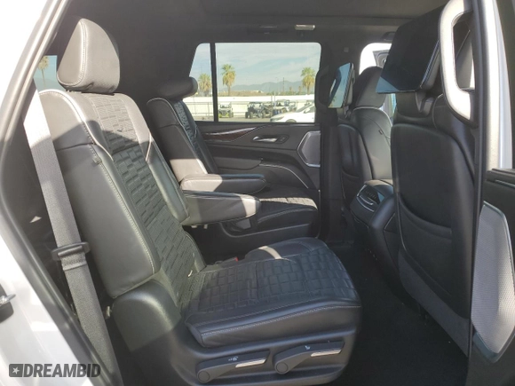 2021 Cadillac Escalade Sport Platinum with VIN 1GYS4GKT5MR434326, listed as a Copart auction lot 77497474 with 8,658 mi miles and Salvage Title. Bid and sale history available at carsss.com. Image 11.