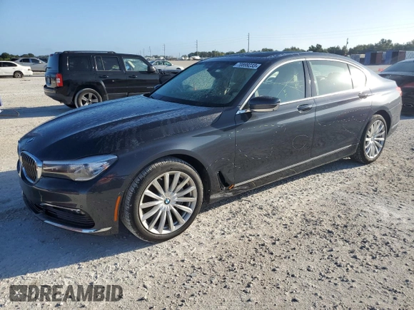 2016 BMW 7 Series 740i with VIN WBA7E2C53GG504169, listed as a Copart auction lot 70899233 with 72,265 mi miles. Bid and sale history available at carsss.com. Image 1.