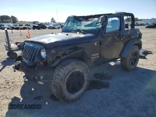 2012 Jeep Wrangler Sport z VIN 1C4AJWAG4CL227968, wystawiony jako Copart lot #45925685 z przebiegiem 134 755 mil mil oraz Szkoda całkowita • Salvage title. Historia ofert i sprzedaży dostępna na DreamBid. Obrazek 1.