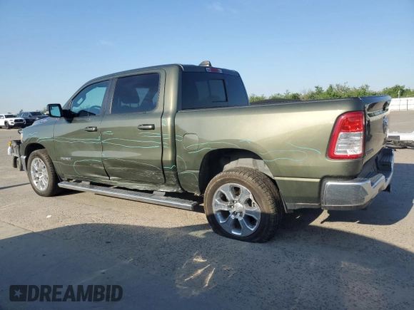 2021 Ram 1500 Big Horn z VIN 1C6RREFM8MN630286, wystawiony jako Copart lot #52309255 z przebiegiem 101 138 mil mil oraz Szkoda całkowita • Salvage title. Historia ofert i sprzedaży dostępna na DreamBid. Obrazek 2.