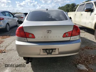 2005 Infiniti G35 with VIN JNKCV51F45M311119, listed as a Copart auction lot 78868884 with Not Provided miles and Clean Title. Bid and sale history available at DreamBid. Image 6.