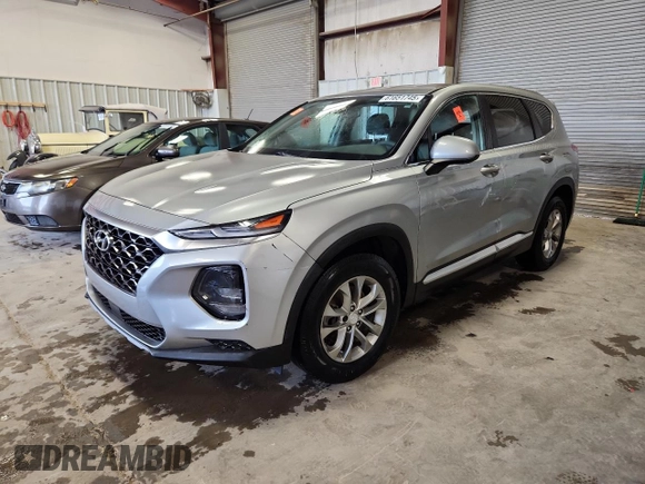 2020 Hyundai Santa Fe SE with VIN 5NMS23AD2LH248681, listed as a Copart auction lot 61651745 with 63,672 mi miles and Salvage title. Bid and sale history available at DreamBid. Image 1.
