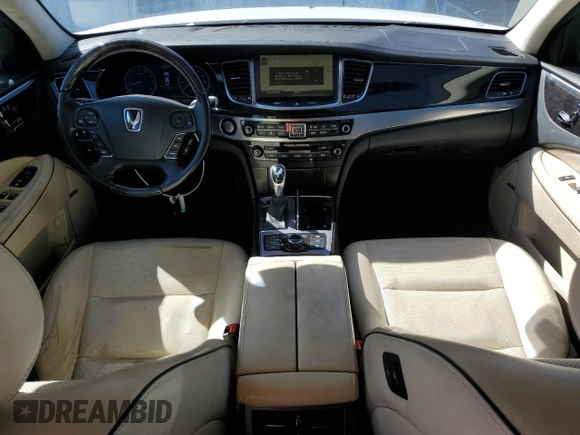 2015 Hyundai Equus Ultimate z VIN KMHGH4JH2FU095077, wystawiony jako Copart lot #71481054 z przebiegiem 111 373 mil mil oraz Szkody całkowita. Historia ofert i sprzedaży dostępna na DreamBid. Obrazek 8.