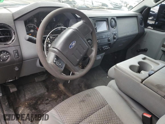 2011 Ford Super Duty F-250 SRW XL with VIN 1FTBF2BT1BEA74852, listed as a Copart auction lot 43614515 with 221,911 mi miles and Salvage Title. Bid and sale history available at carsss.com. Image 8.