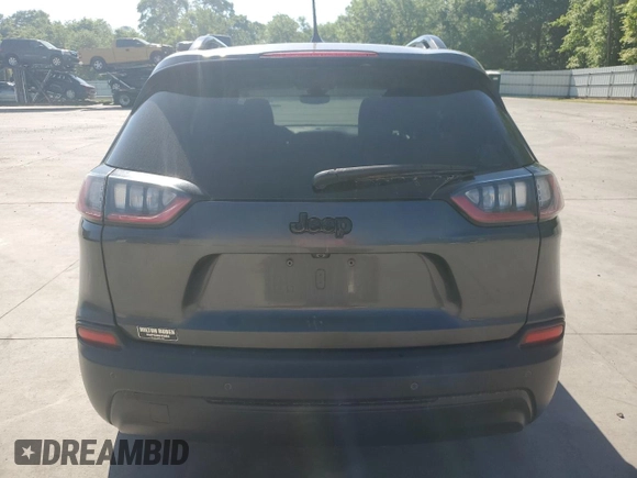 2021 Jeep Cherokee Altitude with VIN 1C4PJLLB4MD220993, listed as a Copart auction lot 53300585 with 92,387 mi miles and Salvage title. Bid and sale history available at DreamBid. Image 6.