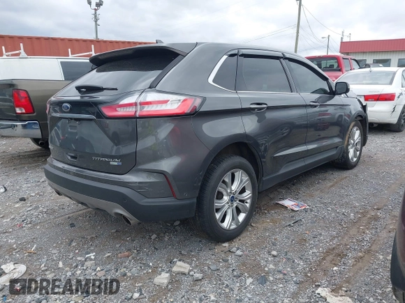 2020 Ford Edge Titanium with VIN 2FMPK4K93LBA55441, listed as a IAAI auction lot 41823875 with 1 mi miles. Bid and sale history available at carsss.com. Image 4.