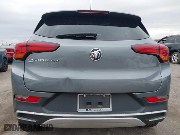 2022 Buick Encore GX Preferred with VIN KL4MMCSL8NB038063, listed as a IAAI auction lot 42194445 with 22,512 mi miles and . Bid and sale history available at DreamBid. Image 16.