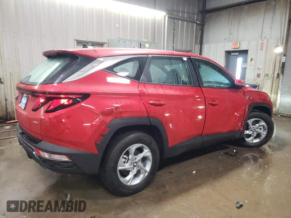 2022 Hyundai Tucson SE with VIN 5NMJACAE6NH153941, listed as a Copart auction lot 45759915 with 7,967 mi miles and Salvage Title. Bid and sale history available at carsss.com. Image 3.