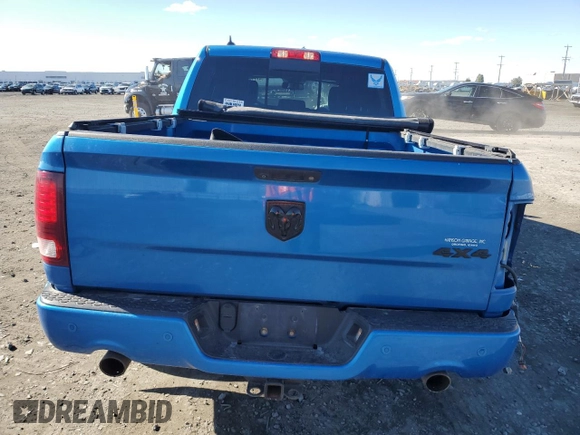2018 Ram 1500 Night with VIN 1C6RR7MT0JS221413, listed as a Copart auction lot 47716405 with 113,674 mi miles and Salvage Title. Bid and sale history available at carsss.com. Image 6.