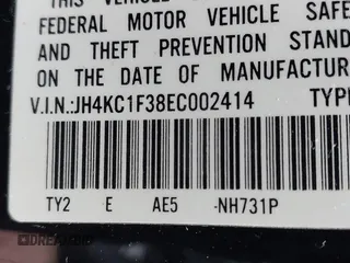 2014 Acura RLX with VIN JH4KC1F38EC002414, listed as a IAAI auction lot 41471421 with 112,853 mi miles. Bid and sale history available at carsss.com. Image 9.