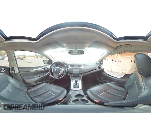 2015 Nissan Sentra SR with VIN 3N1AB7AP5FY338580, listed as a Copart auction lot 54394905 with 125,120 mi miles and Salvage Title. Bid and sale history available at DreamBid. Image 14.