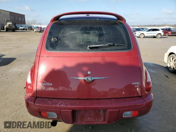 2008 Chrysler PT Cruiser Limited with VIN 3A8FY68828T122303, listed as a Copart auction lot 44320595 with 112,309 mi miles and Salvage title. Bid and sale history available at DreamBid. Image 6.