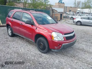 2005 Chevrolet Equinox LS with VIN 2CNDL23F756046004, listed as a IAAI auction lot 42031984 with 142,056 mi miles. Bid and sale history available at carsss.com. Image 1.