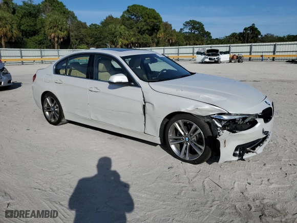 2017 BMW 3 Series 330i with VIN WBA8B9G50HNU50066, listed as a Copart auction lot 78805823 with 29,623 mi miles and Salvage Title. Bid and sale history available at carsss.com. Image 4.