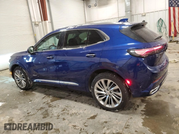 2024 Buick Envision Avenir with VIN LRBFZSE41RD076418, listed as a Copart auction lot 45156785 with 511 mi miles and Salvage Title. Bid and sale history available at carsss.com. Image 2.