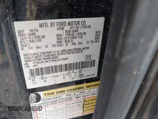 2017 Ford Expedition Max Limited с VIN 1FMJK1KT7HEA17657, выставлен на аукционе IAAI как лот 42416846 с пробегом 153 098 миль миль и . История ставок и продаж доступна на DreamBid. Изображение 9.