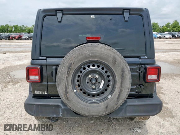 2022 Jeep Wrangler Unlimited Sport S z VIN 1C4HJXDG5NW180130, wystawiony jako Copart lot #59883815 z przebiegiem 47 625 mil mil oraz Czysty tytuł • Clean title. Historia ofert i sprzedaży dostępna na DreamBid. Obrazek 6.