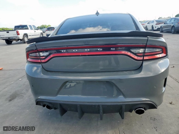 2019 Dodge Charger Scat Pack with VIN 2C3CDXGJ3KH706729, listed as a Copart auction lot 54546255 with 34,484 mi miles and Salvage Title. Bid and sale history available at carsss.com. Image 6.