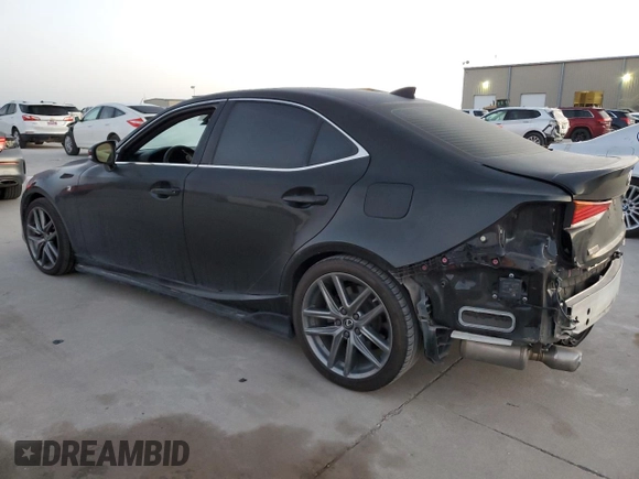 2020 Lexus IS with VIN JTHGZ1B25L5036118, listed as a Copart auction lot 49970995 with 78,321 mi miles and Salvage Title. Bid and sale history available at carsss.com. Image 2.