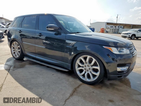 2016 Land Rover Range Rover Sport V6 HSE with VIN SALWR2PF9GA106515, listed as a Copart auction lot 53303535 with 137,465 mi miles and Clean Title. Bid and sale history available at carsss.com. Image 4.