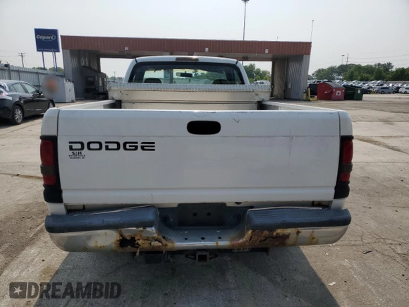 2001 Dodge 1500 Work Special z VIN 1B7HC16X81S186431, wystawiony jako Copart lot #59291495 z przebiegiem 144 387 mil mil oraz Szkoda całkowita • Salvage title. Historia ofert i sprzedaży dostępna na DreamBid. Obrazek 6.