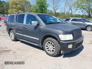 2005 Infiniti QX56 with VIN 5N3AA08C35N807884, listed as a IAAI auction lot 42040020 with 218,483 mi miles and . Bid and sale history available at DreamBid. Image 1.
