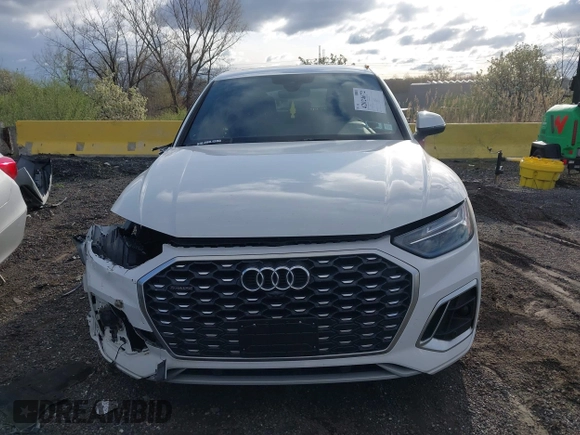 2023 Audi Q5 Sportback S line Premium Plus with VIN WA15AAFY9P2015093, listed as a IAAI auction lot 42024672 with 14,680 mi miles and . Bid and sale history available at DreamBid. Image 12.